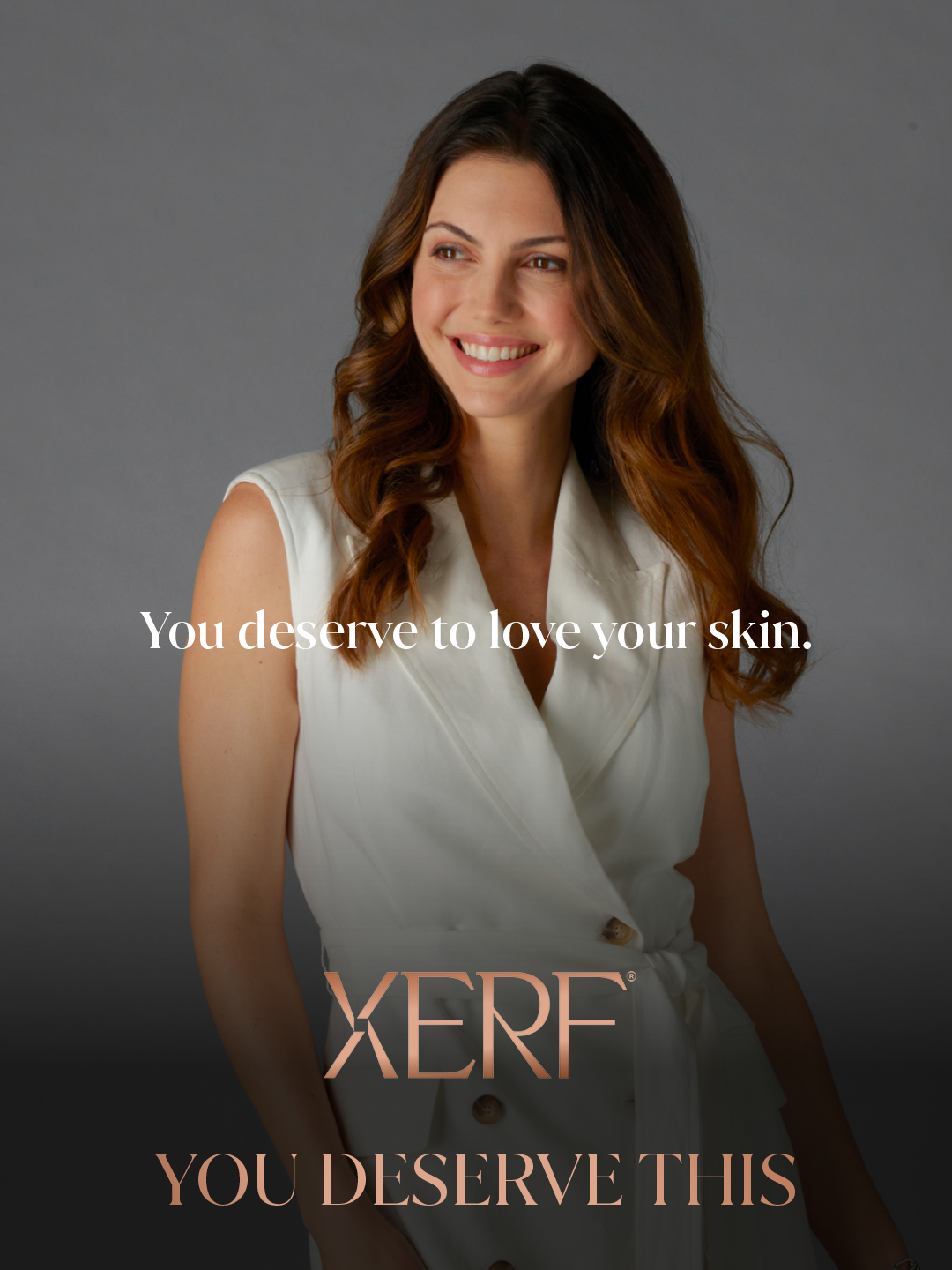 Client with calm, healthy-looking skin — the XERF Experience at FioNova Skin